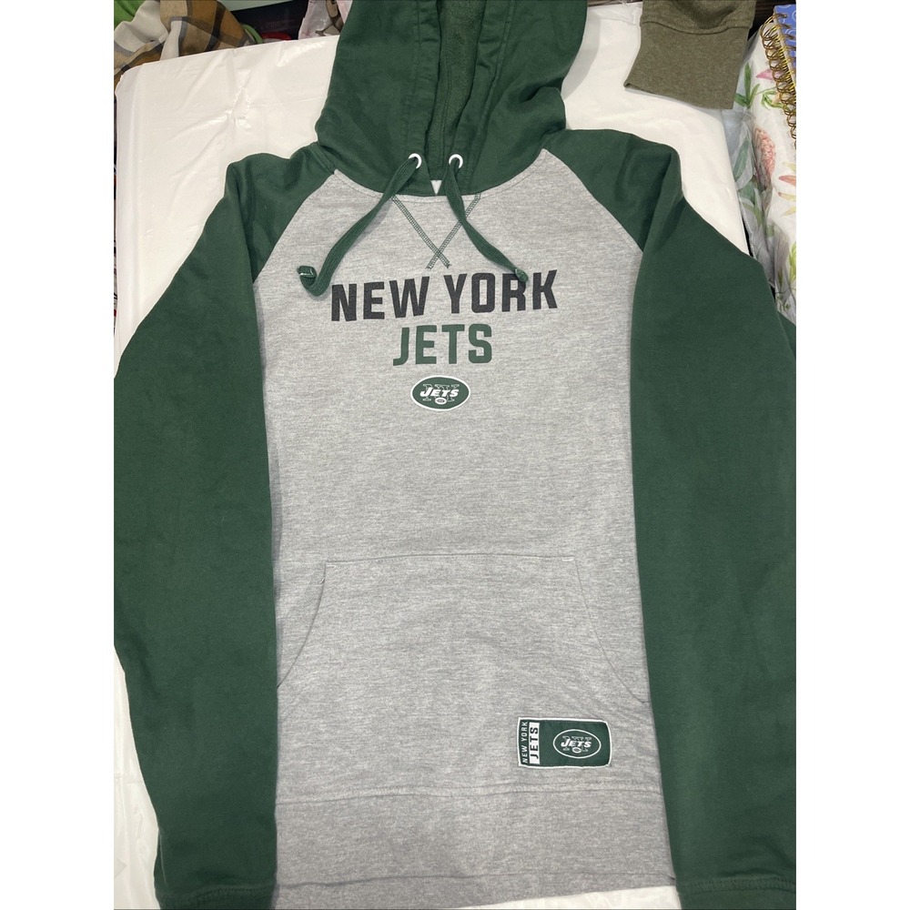New York Jets Men's Pullover Hoodie NFL Team Apparel Large
